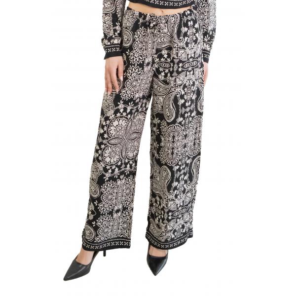 Pantalone palazzo fantasia Only